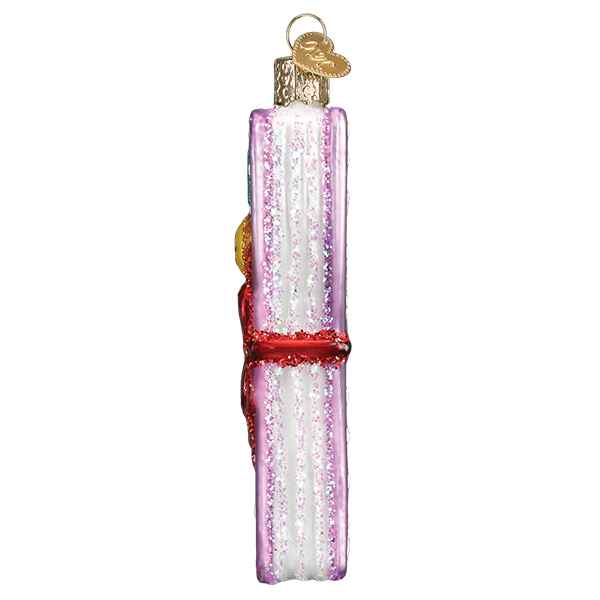 Glass Scrapbook Ornament