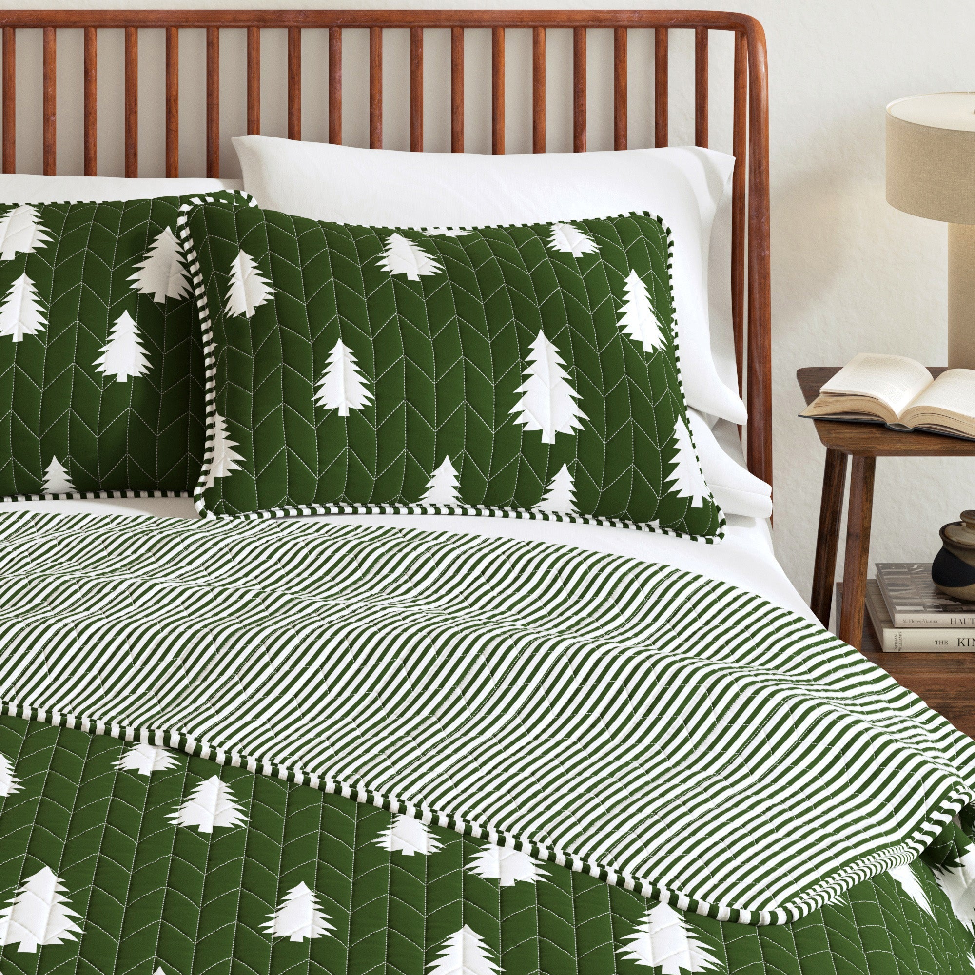 3 Piece Lodge Printed Quilt - Arrowhead