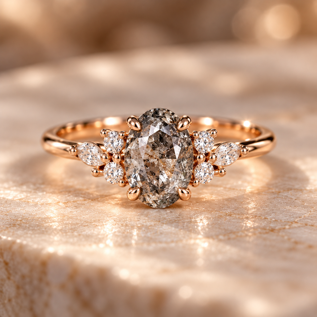 ELB Exclusive Wilderness Salt & Pepper Custom Ring hero image
