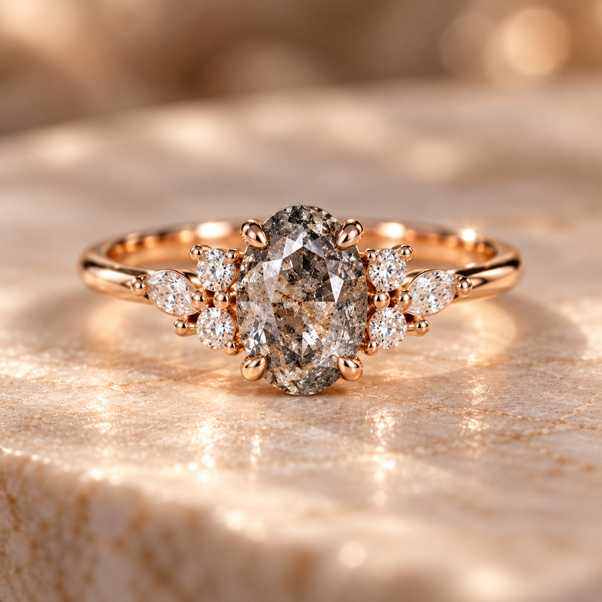 ELB Exclusive Wilderness Salt & Pepper Custom Ring hero image