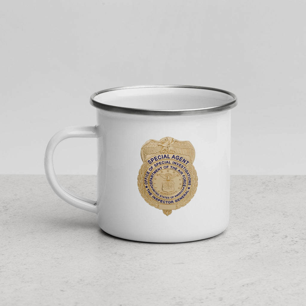 AFOSI Badge and Shield Coffee Mug - White