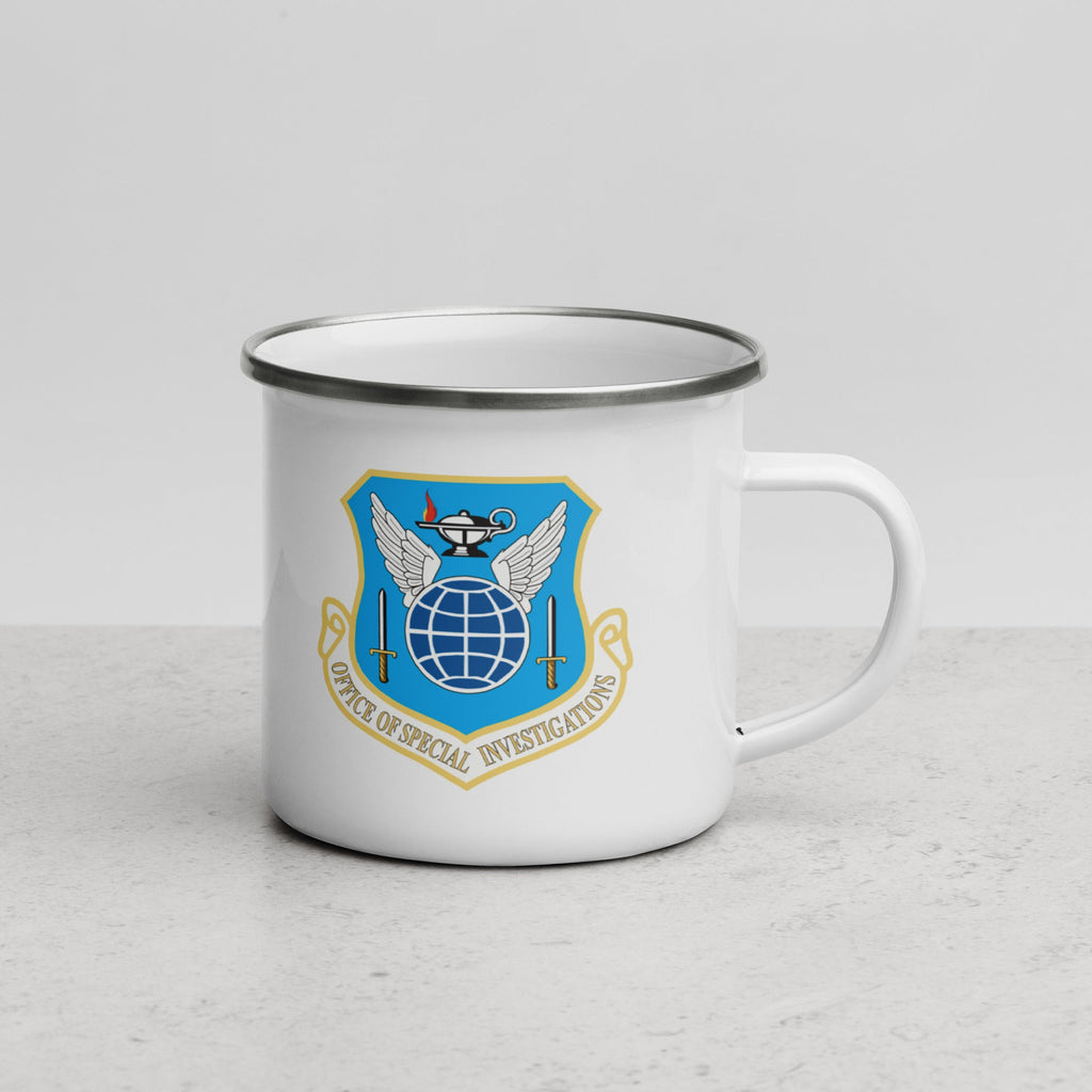 AFOSI Badge and Shield Coffee Mug - White