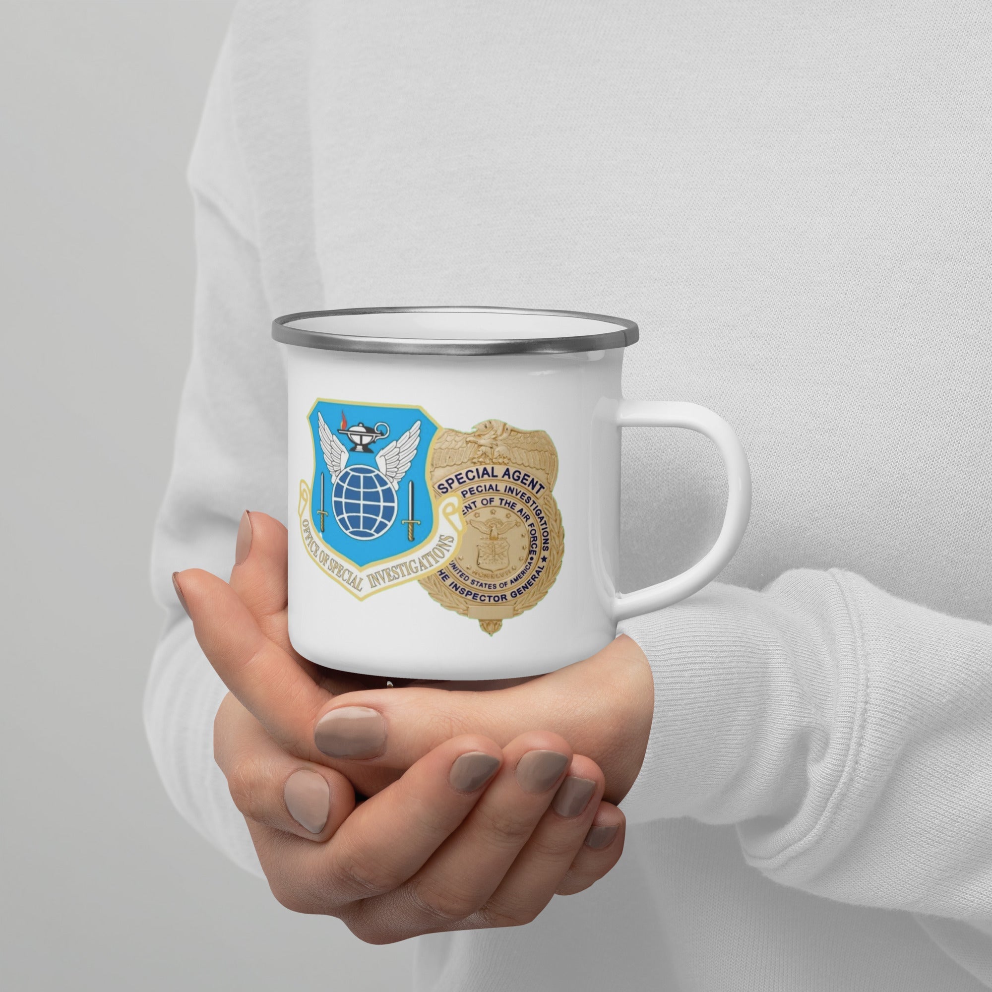 OSI 75th Anniversary Metal Enamel Mug
