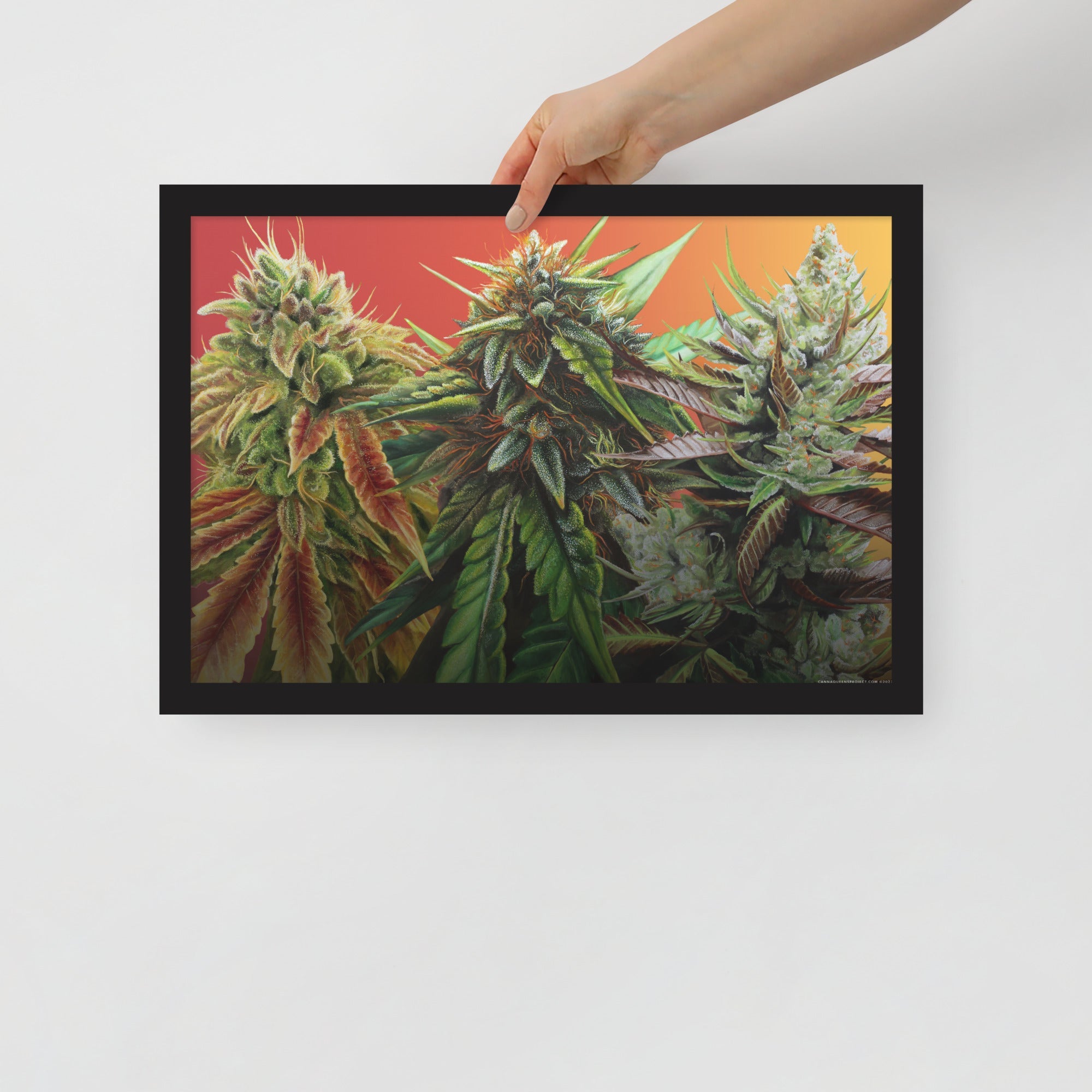 Framed 18x12 FIRE poster