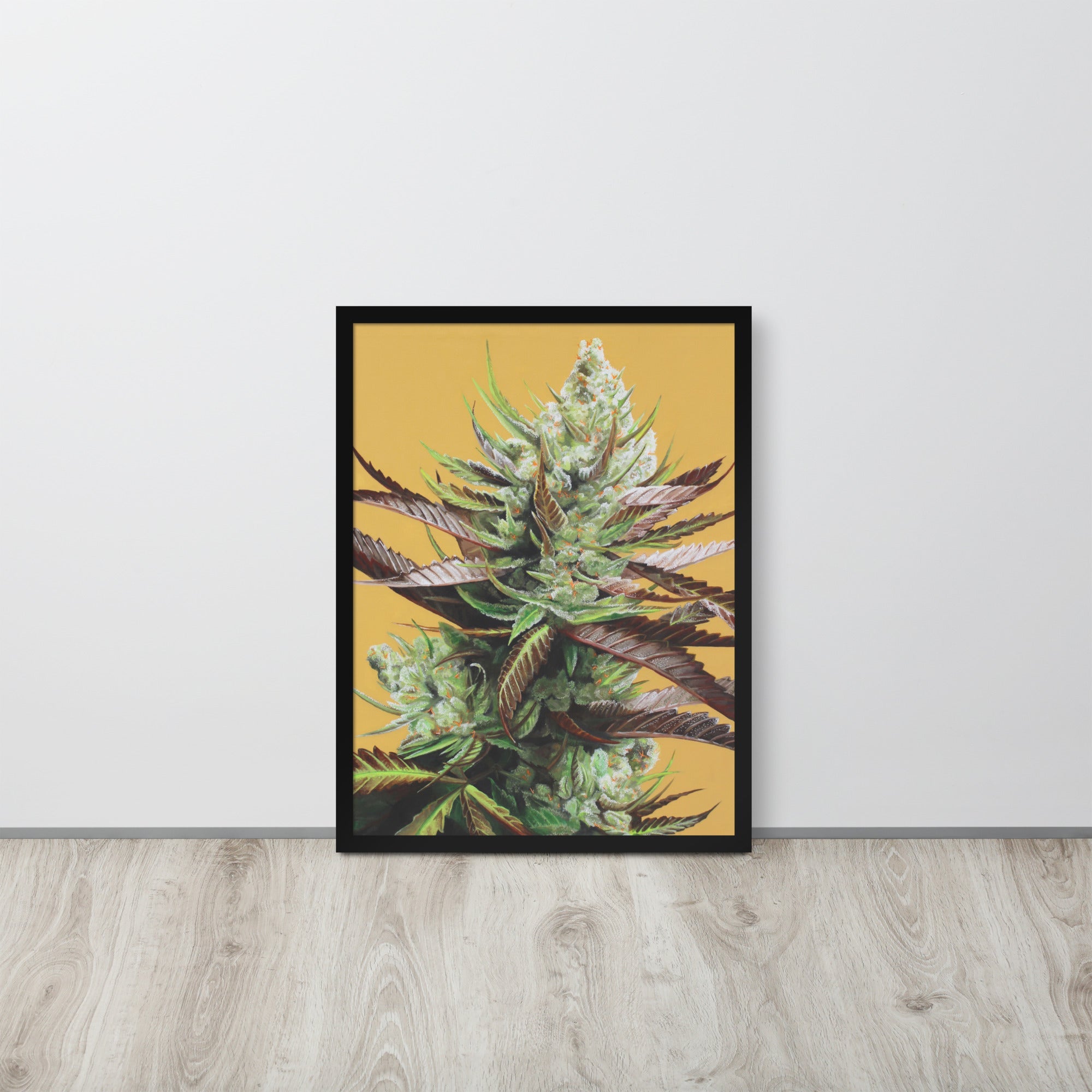 FRAMED 18x24 Super Lemon Haze Weed Poster