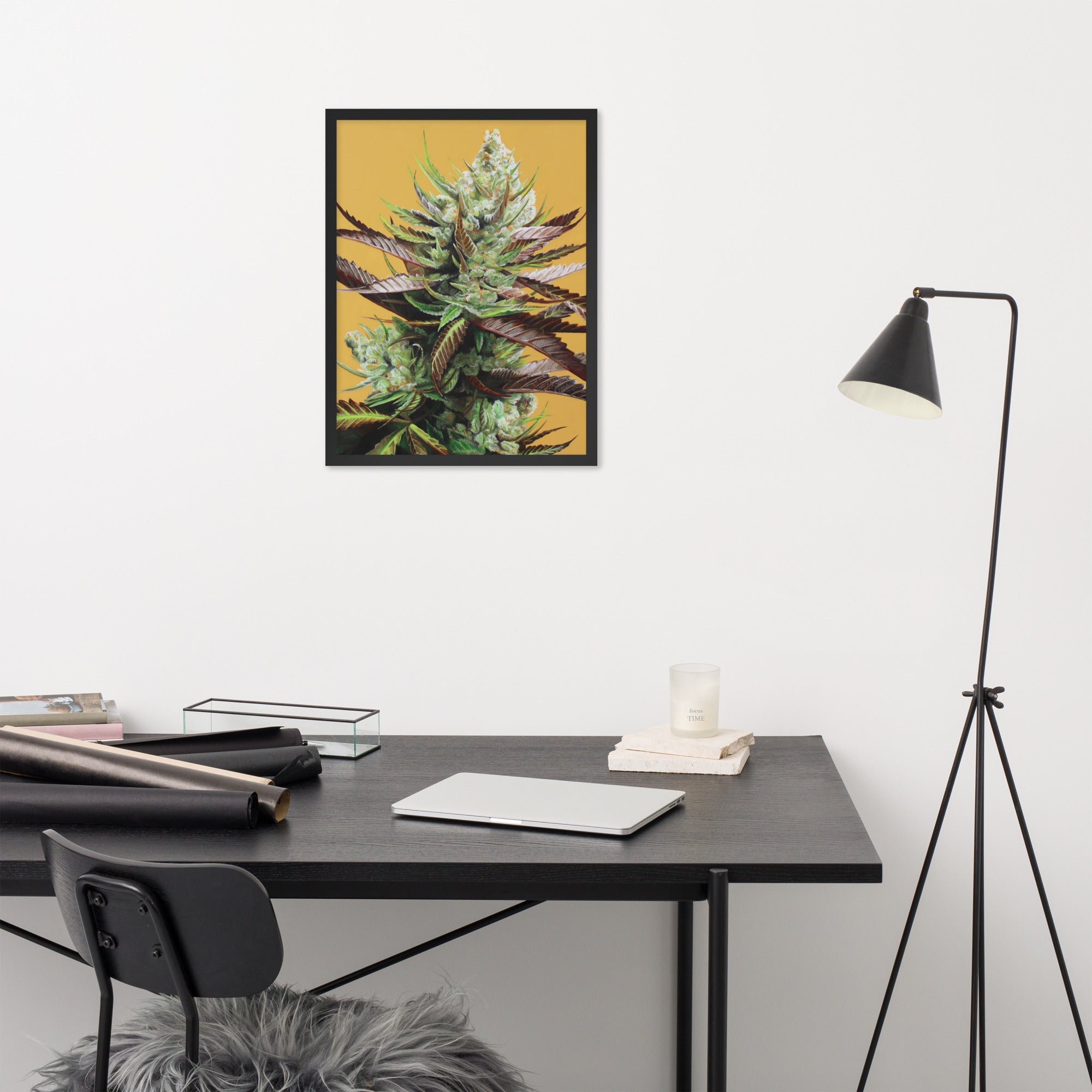 FRAMED 18x24 Super Lemon Haze Weed Poster