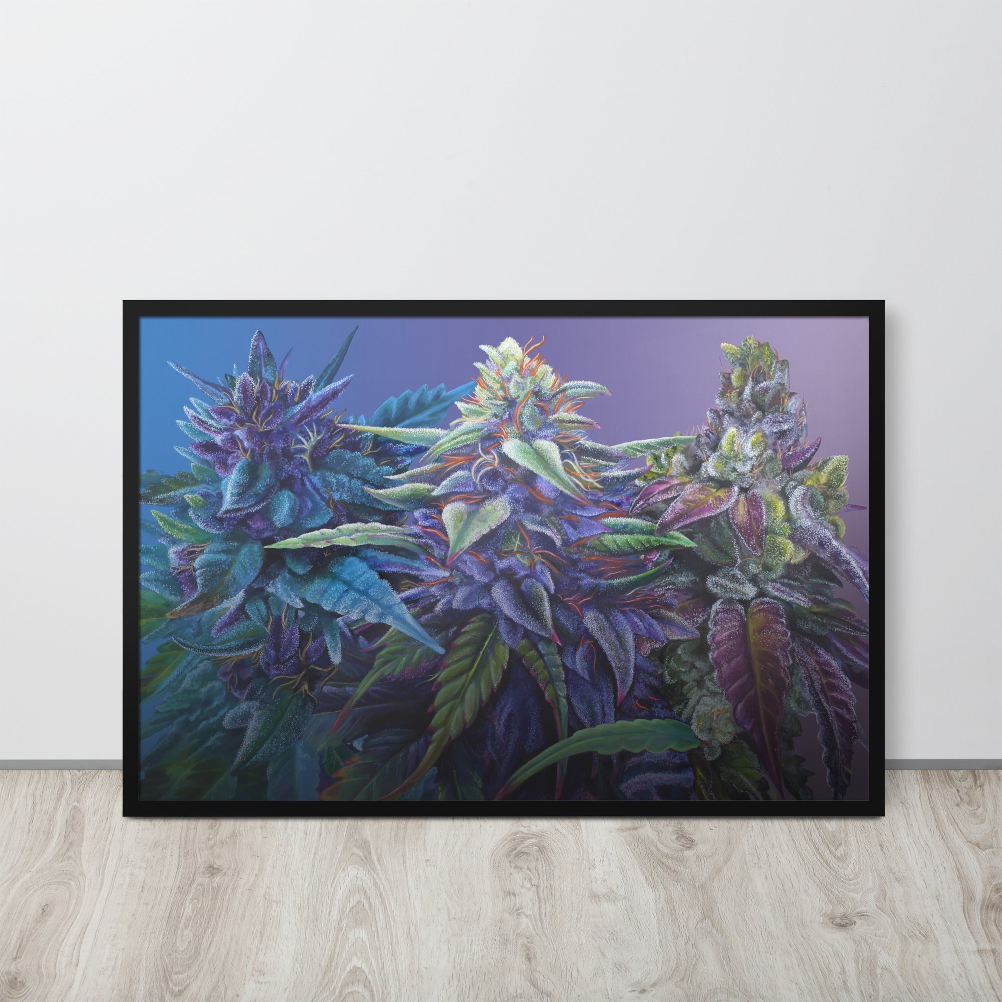 FRAMED 36"x24" PURPS poster