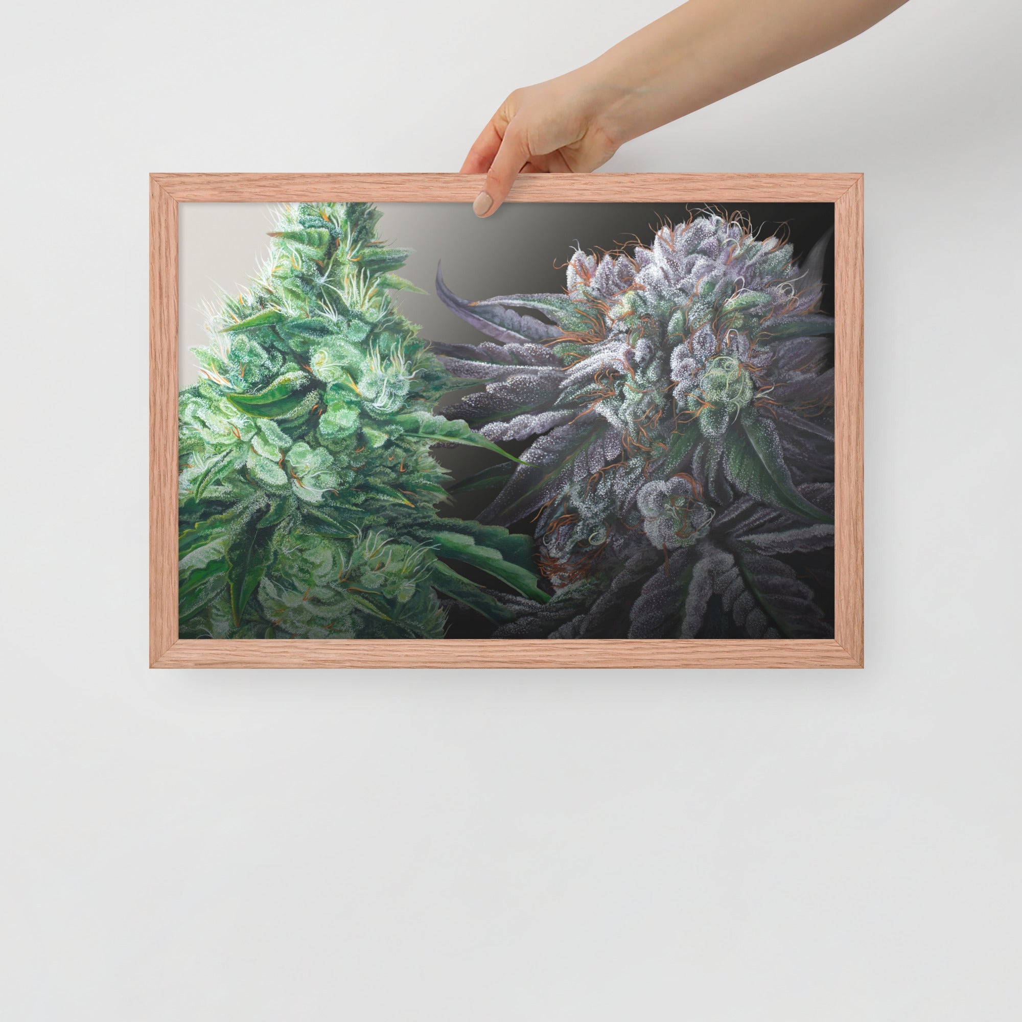 FRAMED 18"x12" Day&Night poster