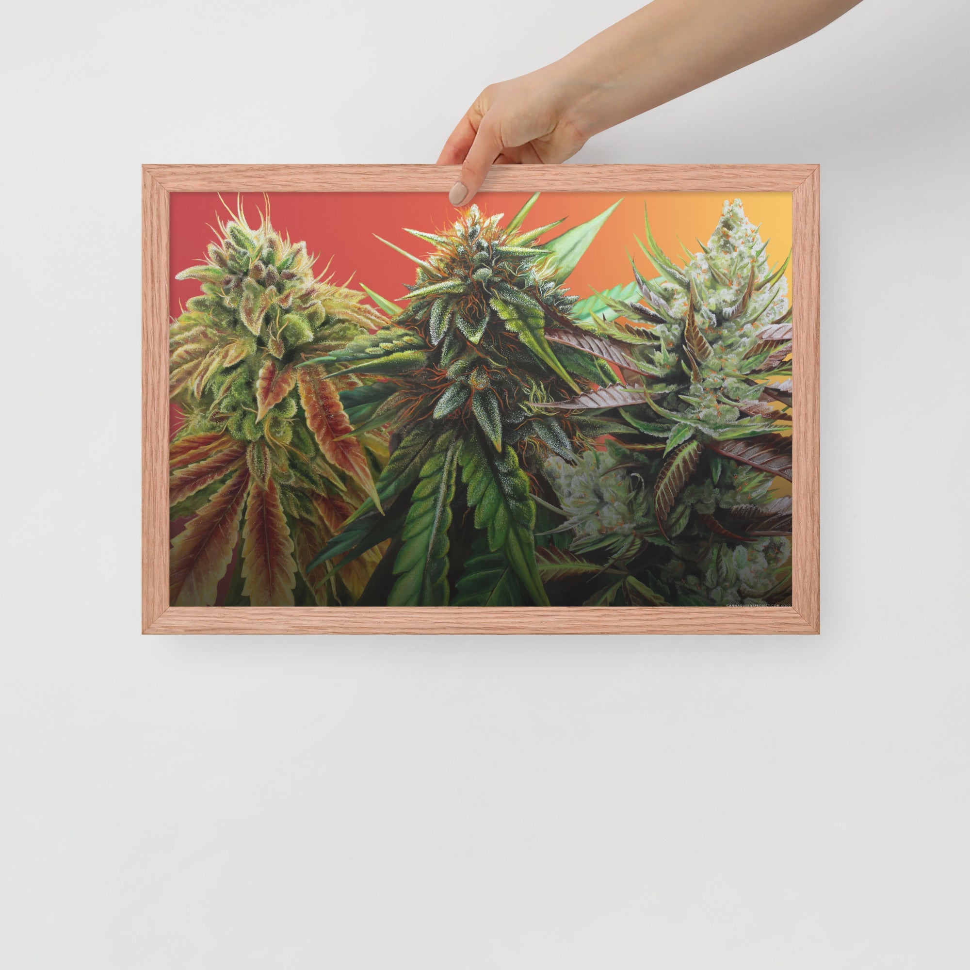 Framed 18x12 FIRE poster