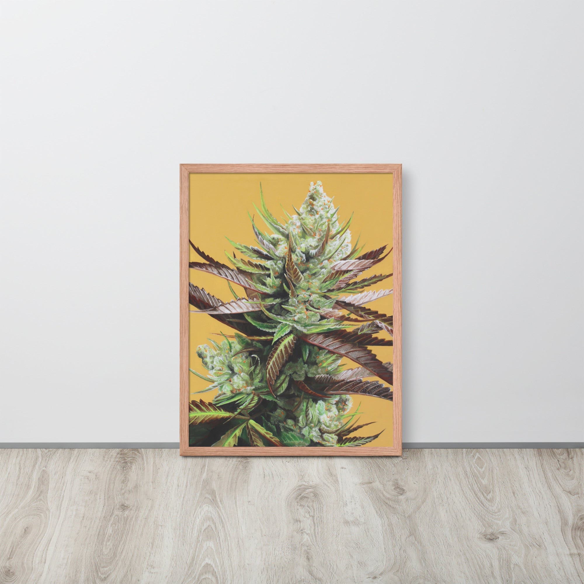 FRAMED 18x24 Super Lemon Haze Weed Poster