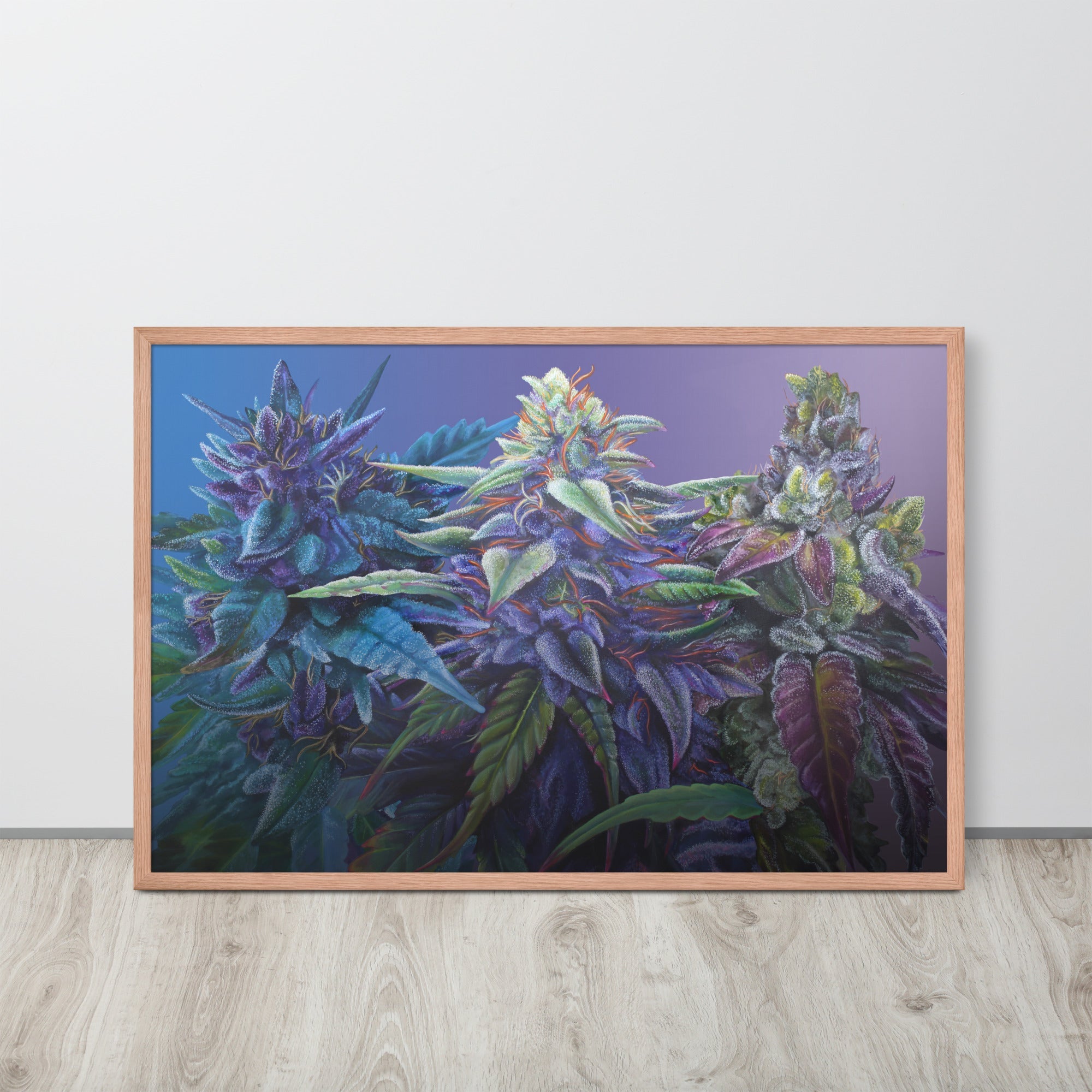 FRAMED 36"x24" PURPS poster