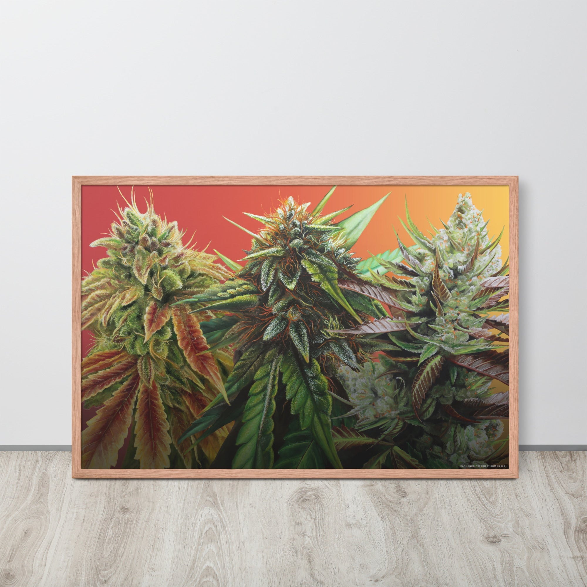 FRAMED 36"x24" FIRE poster