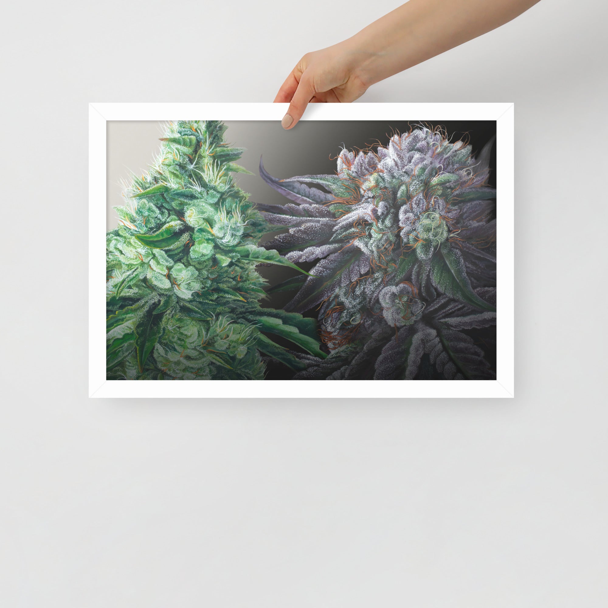 FRAMED 18"x12" Day&Night poster
