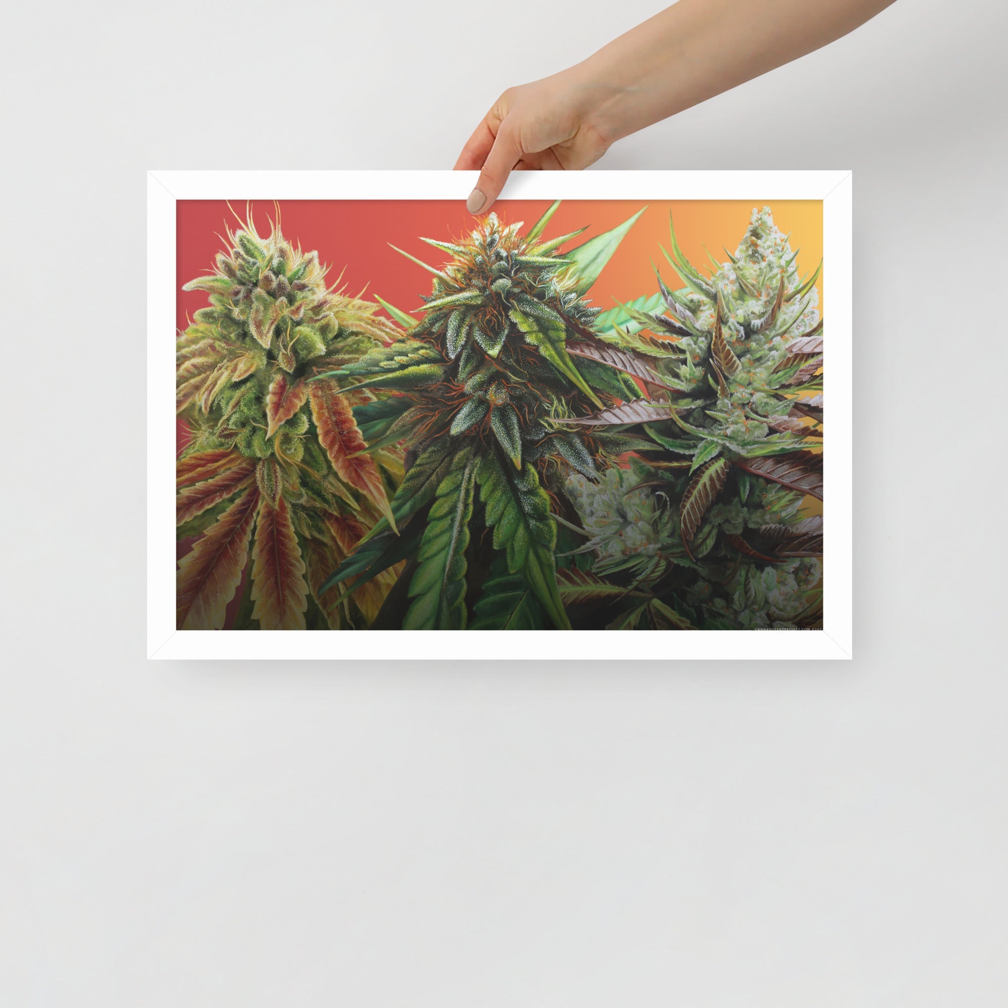 Framed 18x12 FIRE poster