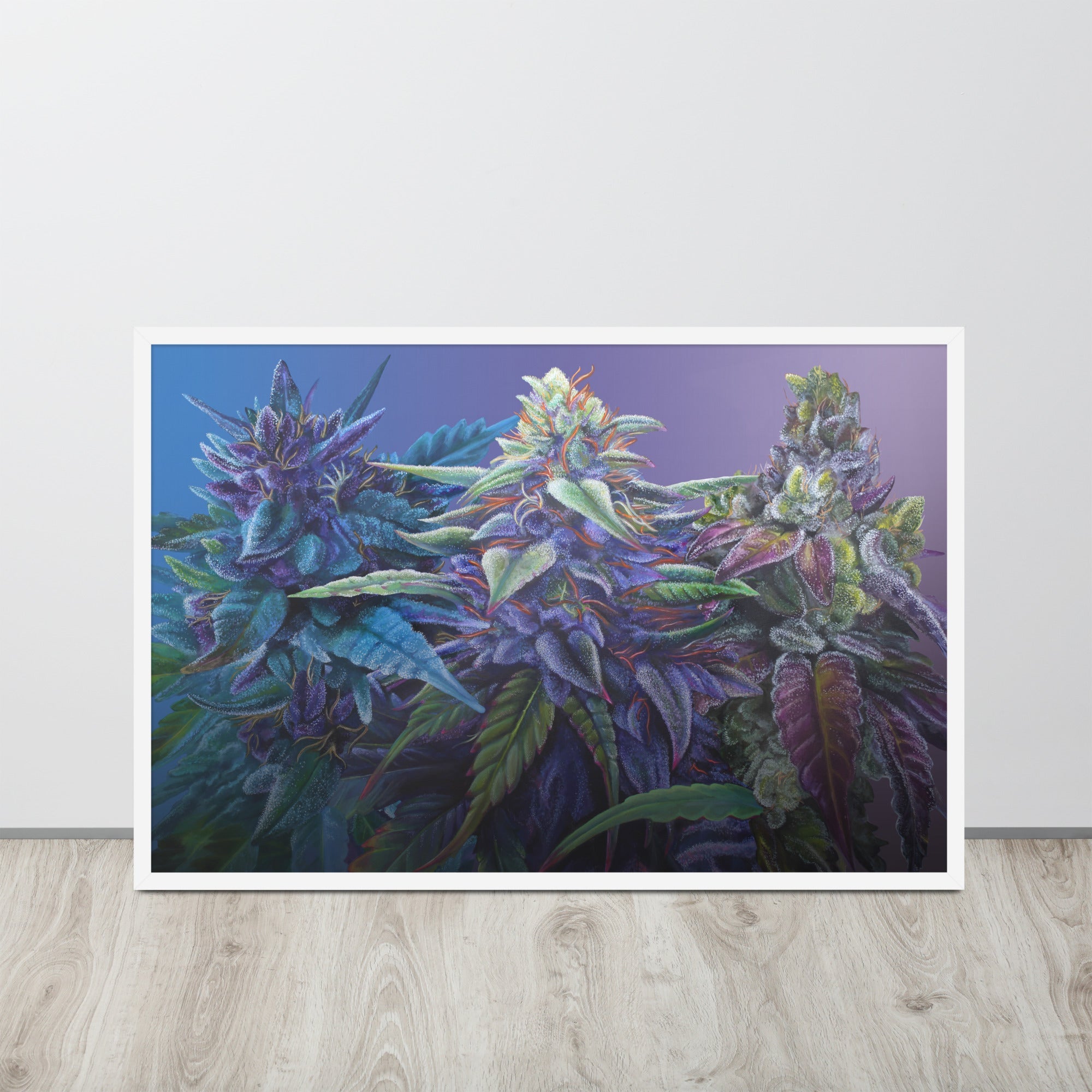 FRAMED 36"x24" PURPS poster