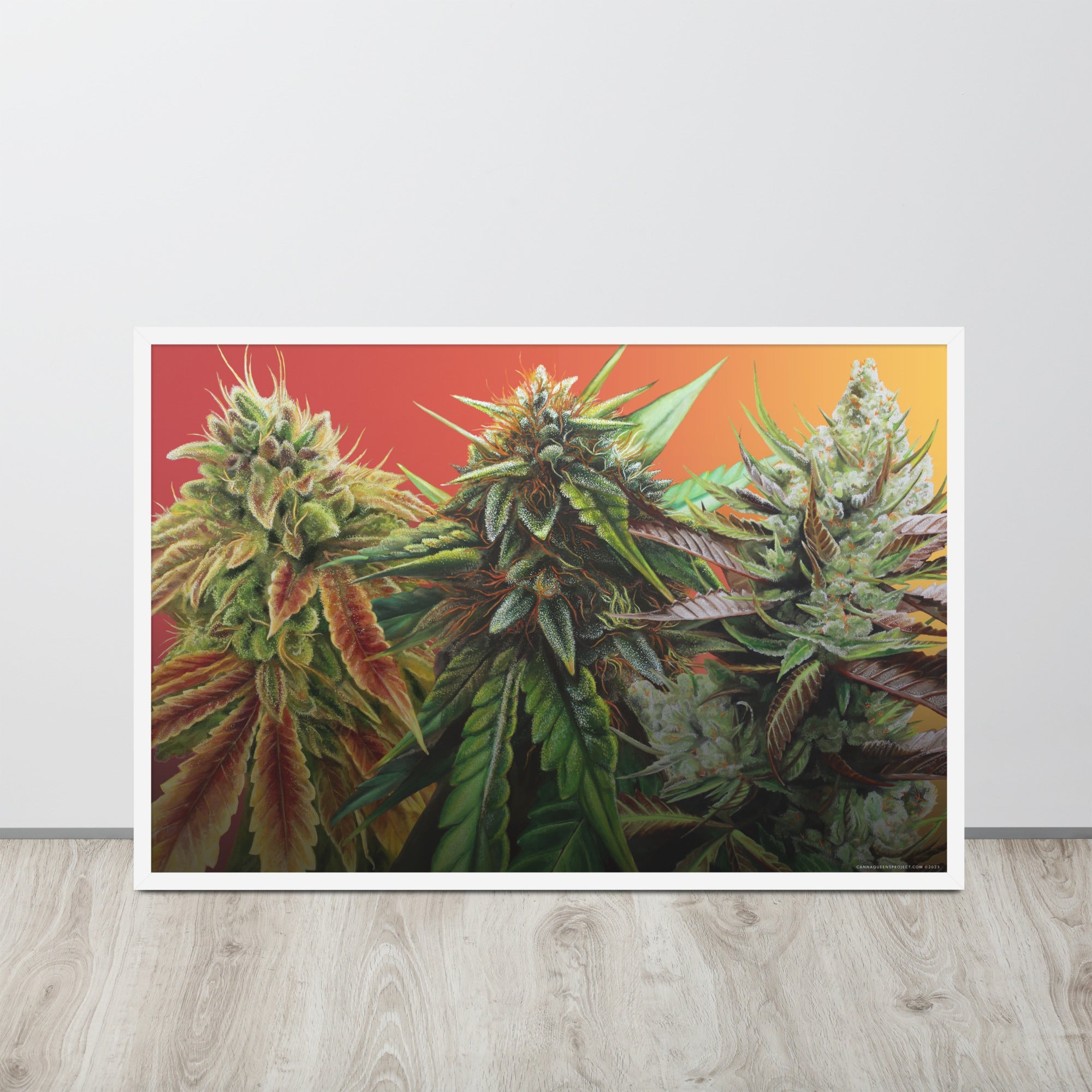 FRAMED 36"x24" FIRE poster