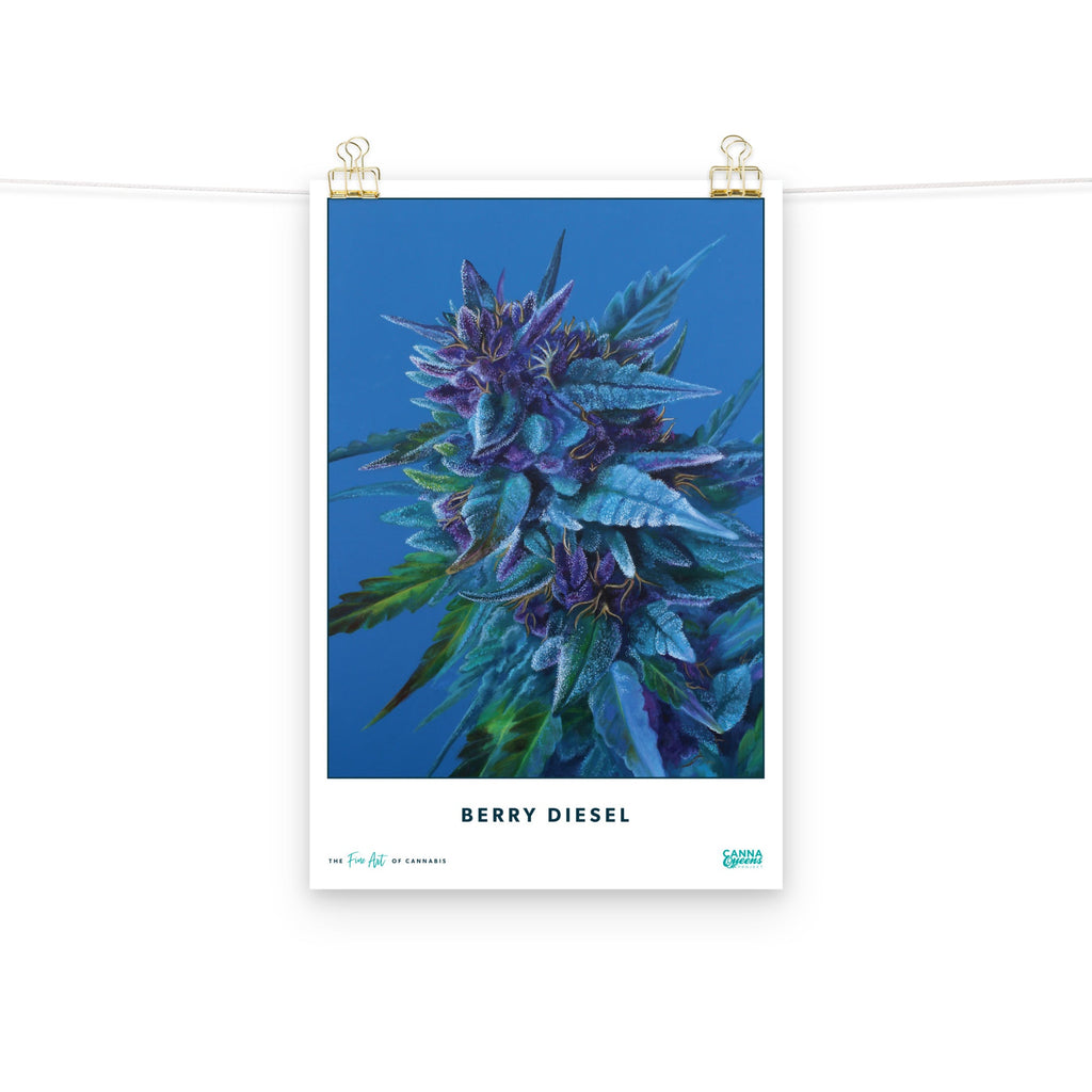 STRAIN NAME Berry Diesel Poster