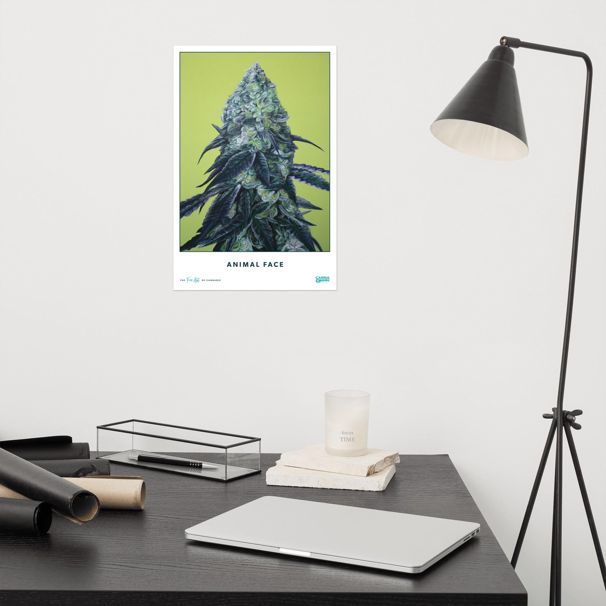 STRAIN NAME Animal Face Poster