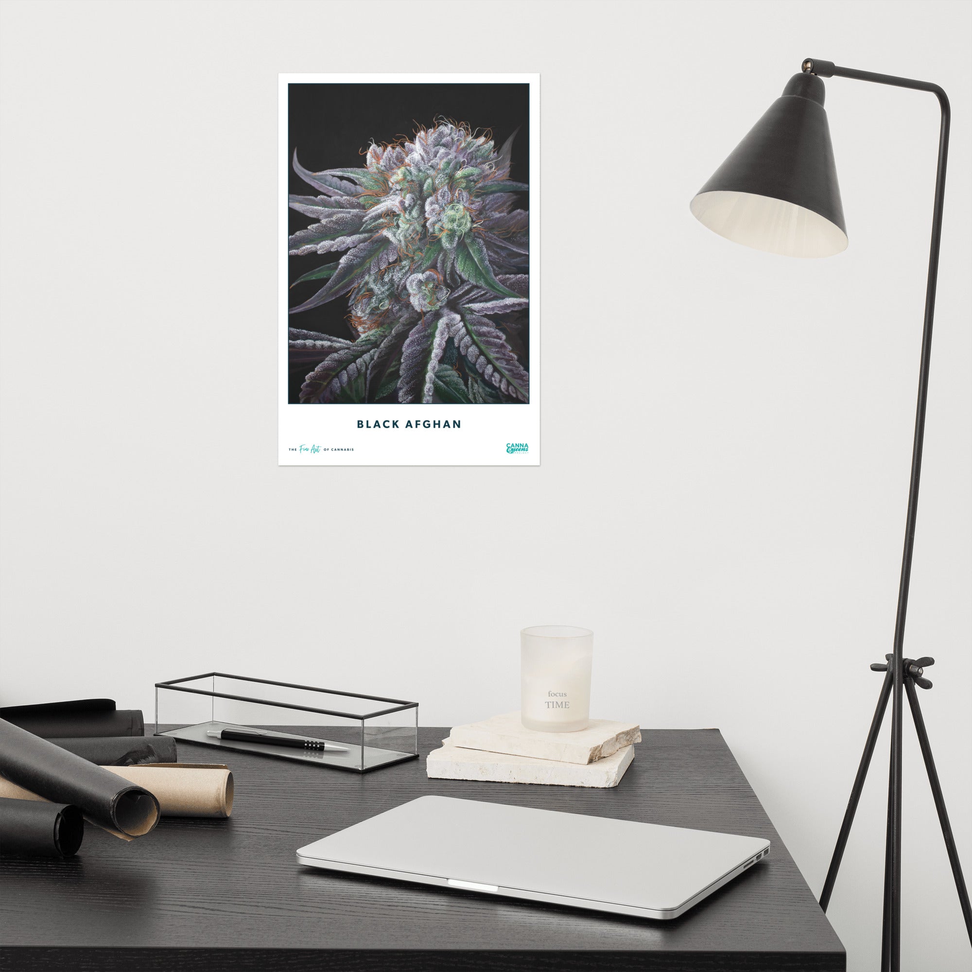 STRAIN NAME Black Afghan Poster