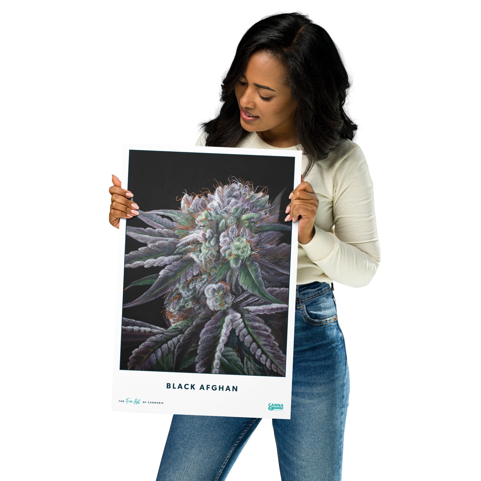 STRAIN NAME Black Afghan Poster