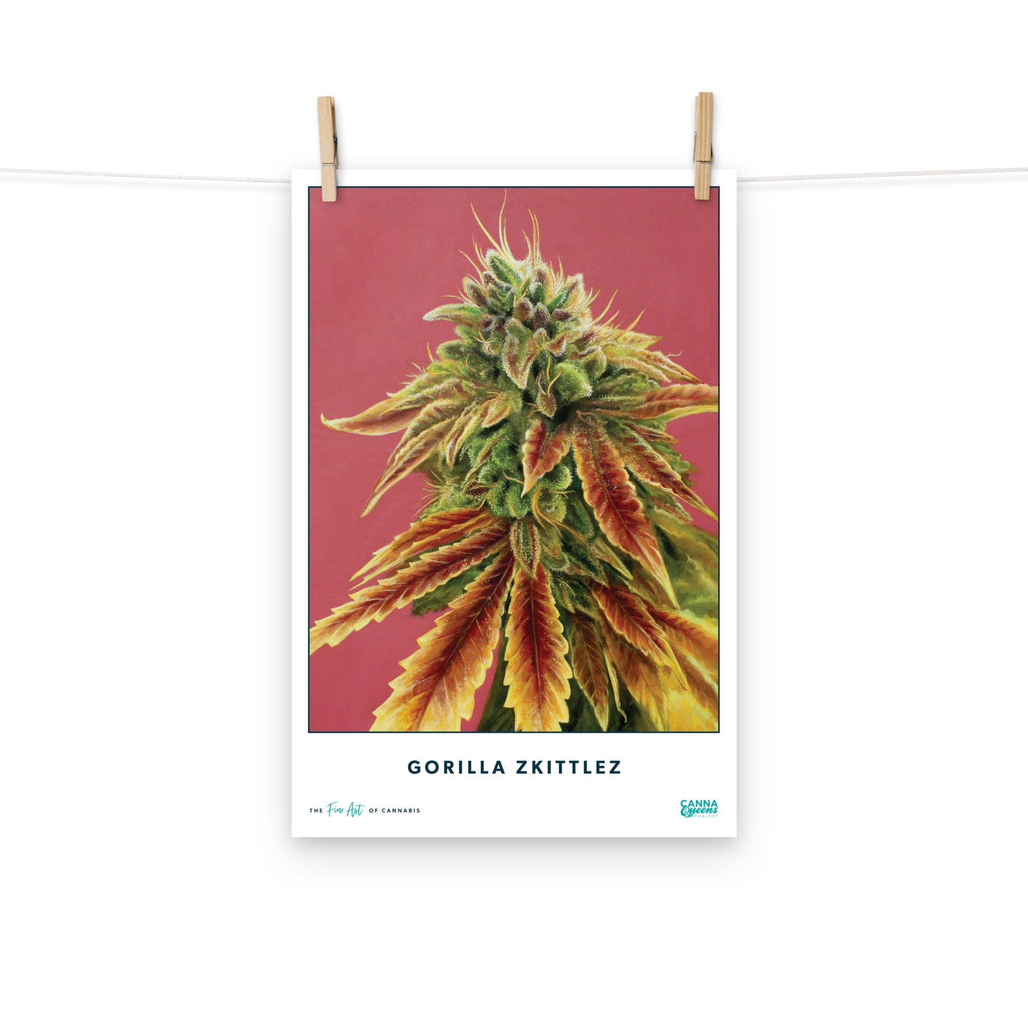 STRAIN NAME Gorilla Zkittlez Poster