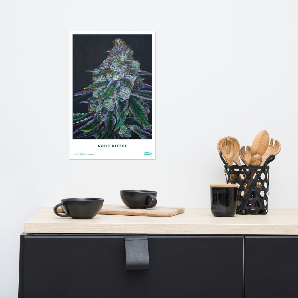 STRAIN NAME Sour Diesel Poster