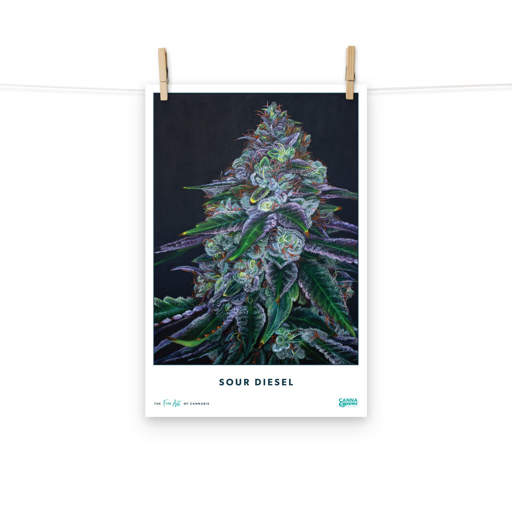 STRAIN NAME Sour Diesel Poster