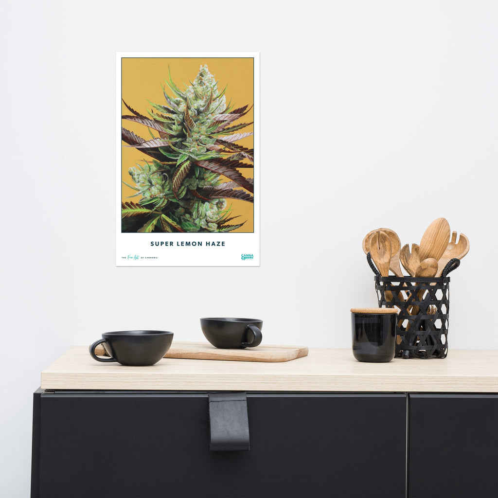 STRAIN NAME Super Lemon Haze Poster