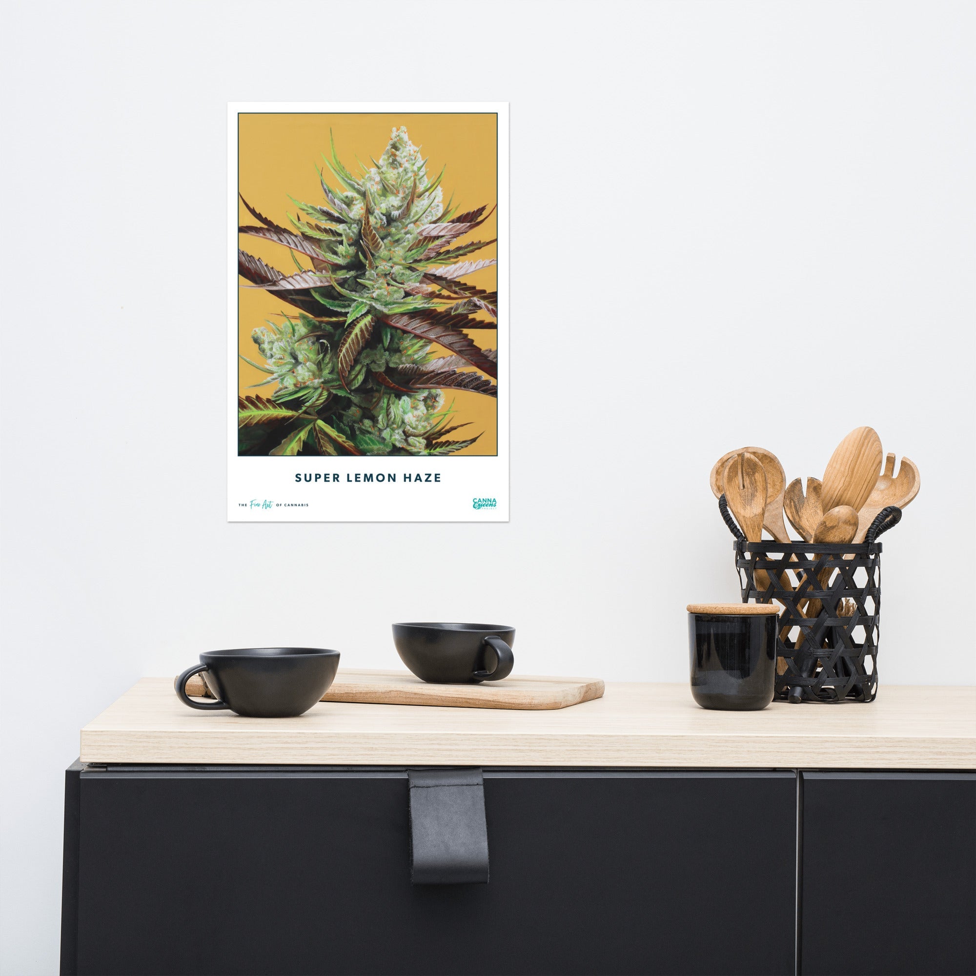 STRAIN NAME Super Lemon Haze Poster