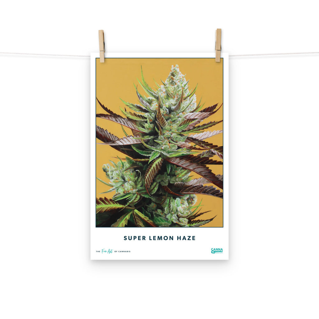 STRAIN NAME Super Lemon Haze Poster