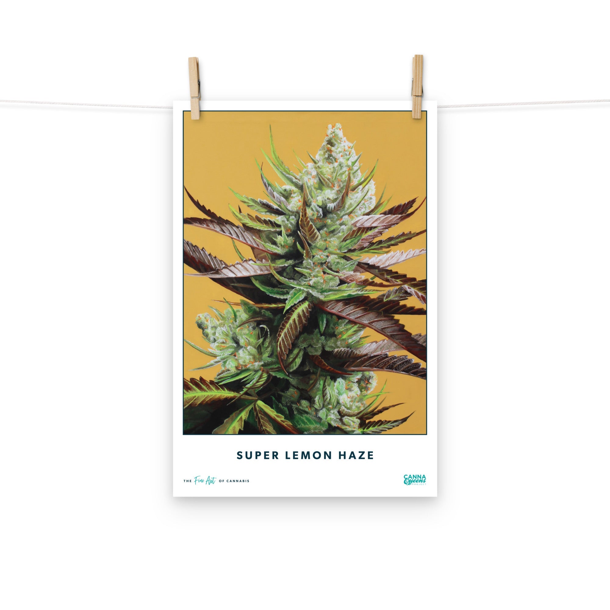 STRAIN NAME Super Lemon Haze Poster