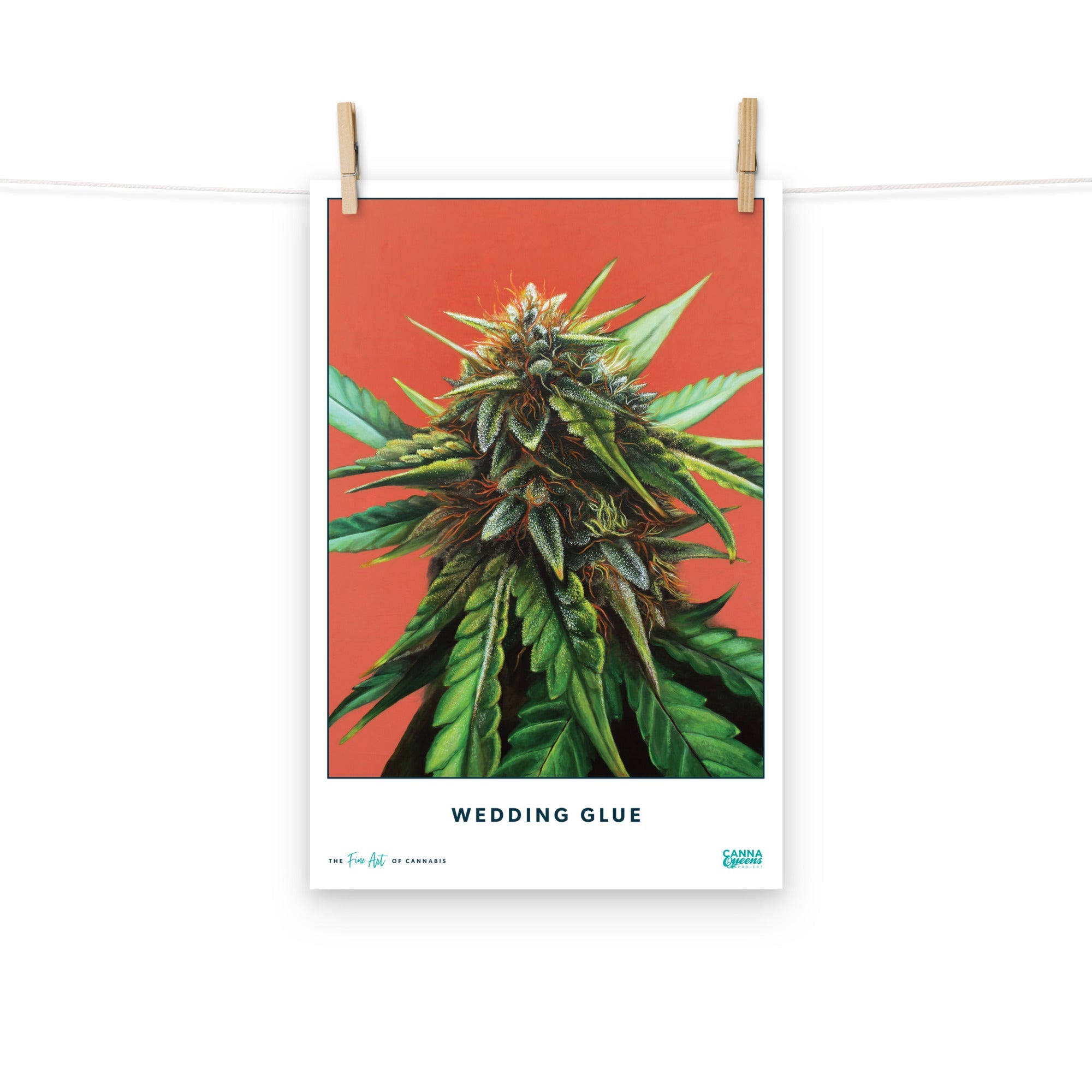 STRAIN NAME Wedding Glue Poster