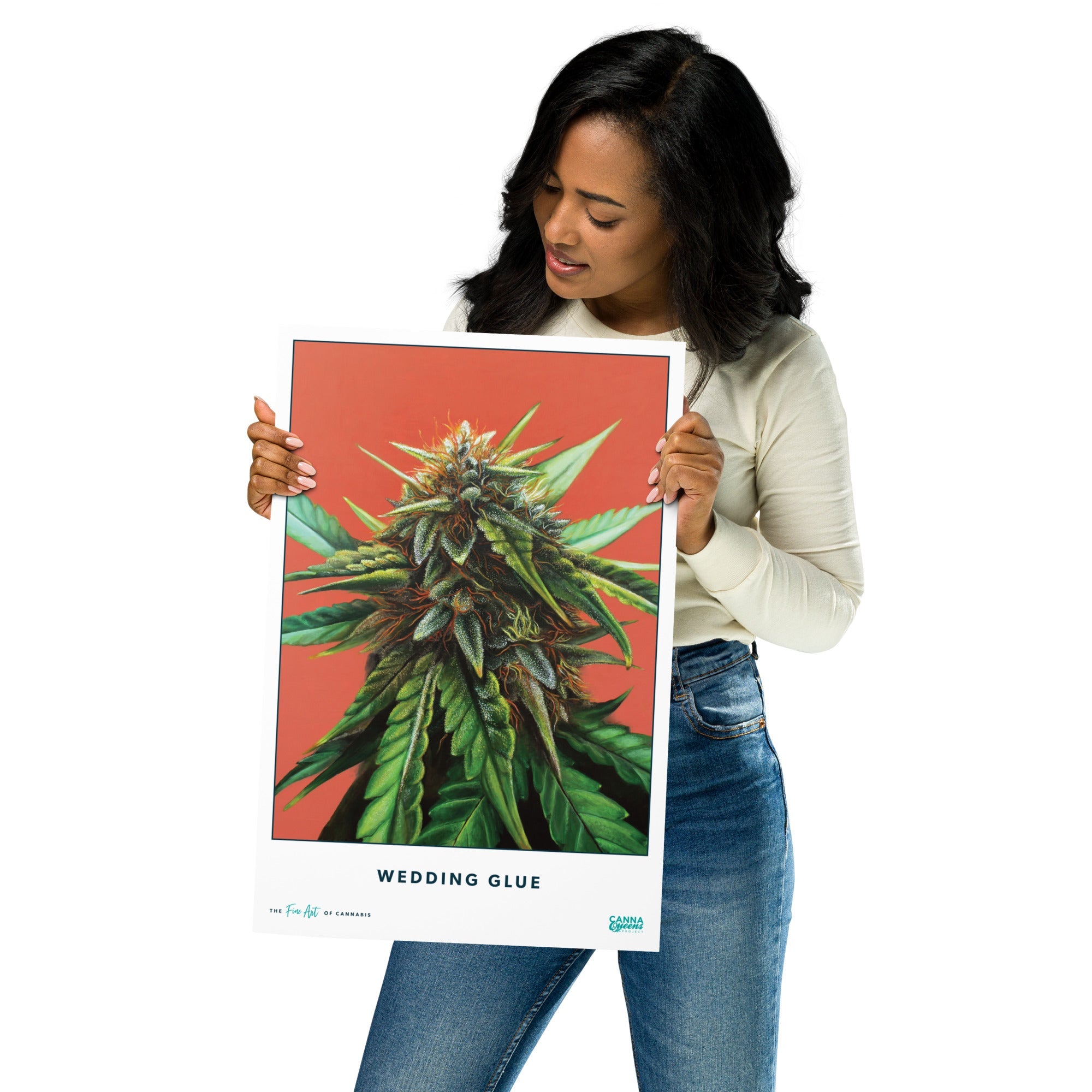 STRAIN NAME Wedding Glue Poster