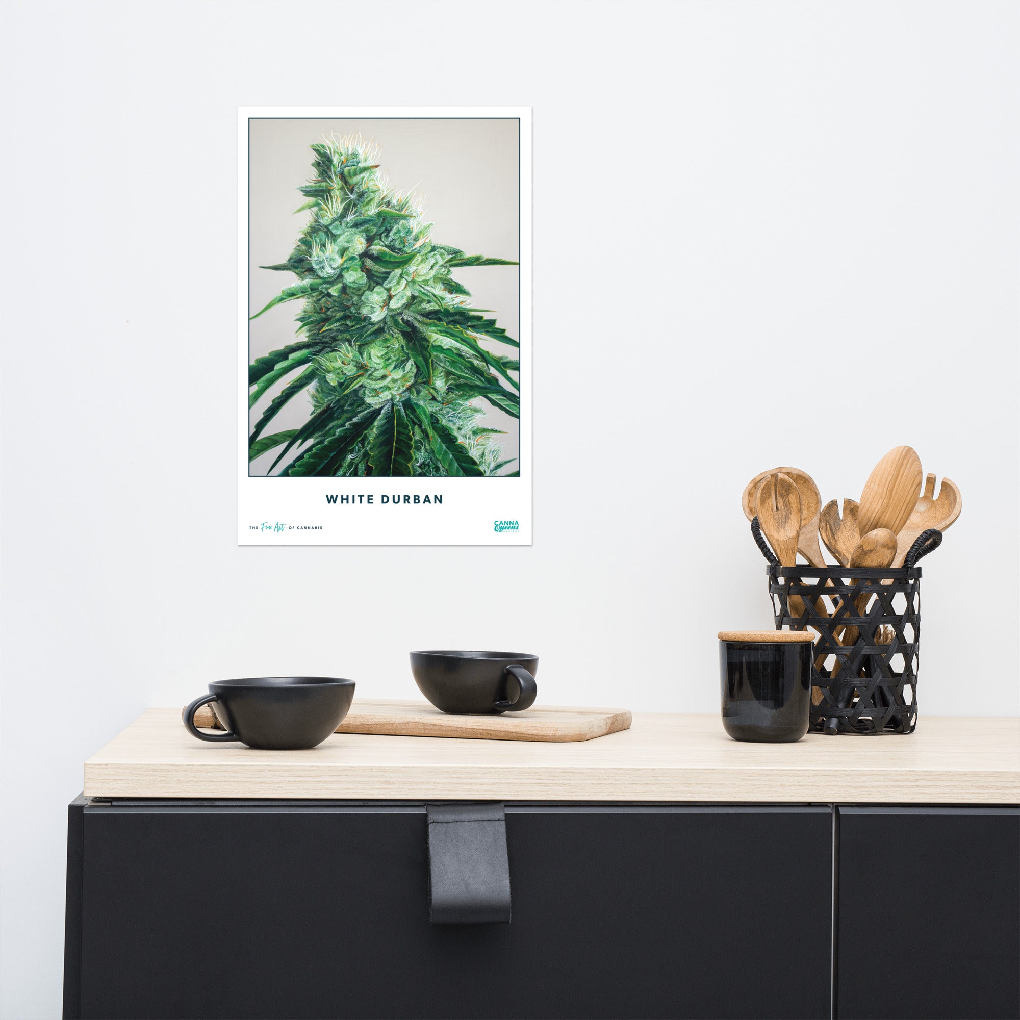 STRAIN NAME White Durban Poster