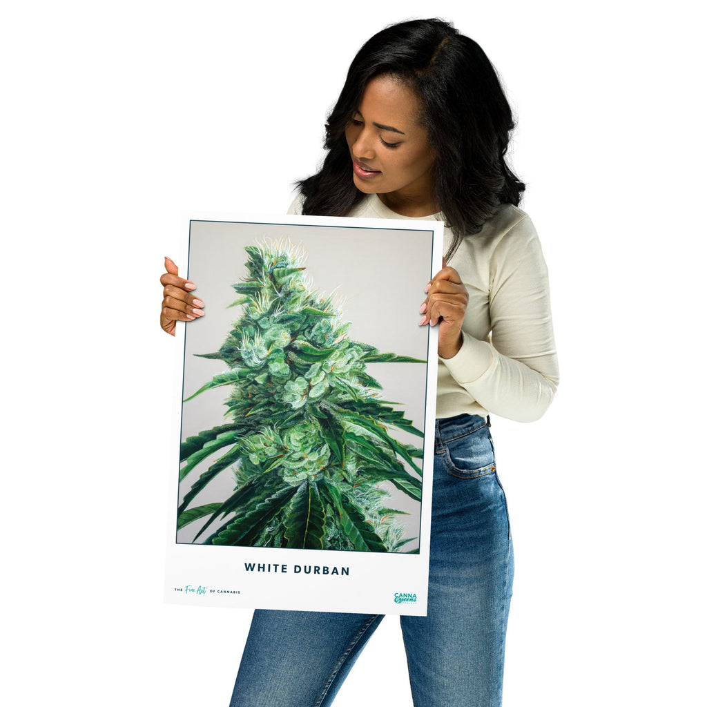 STRAIN NAME White Durban Poster