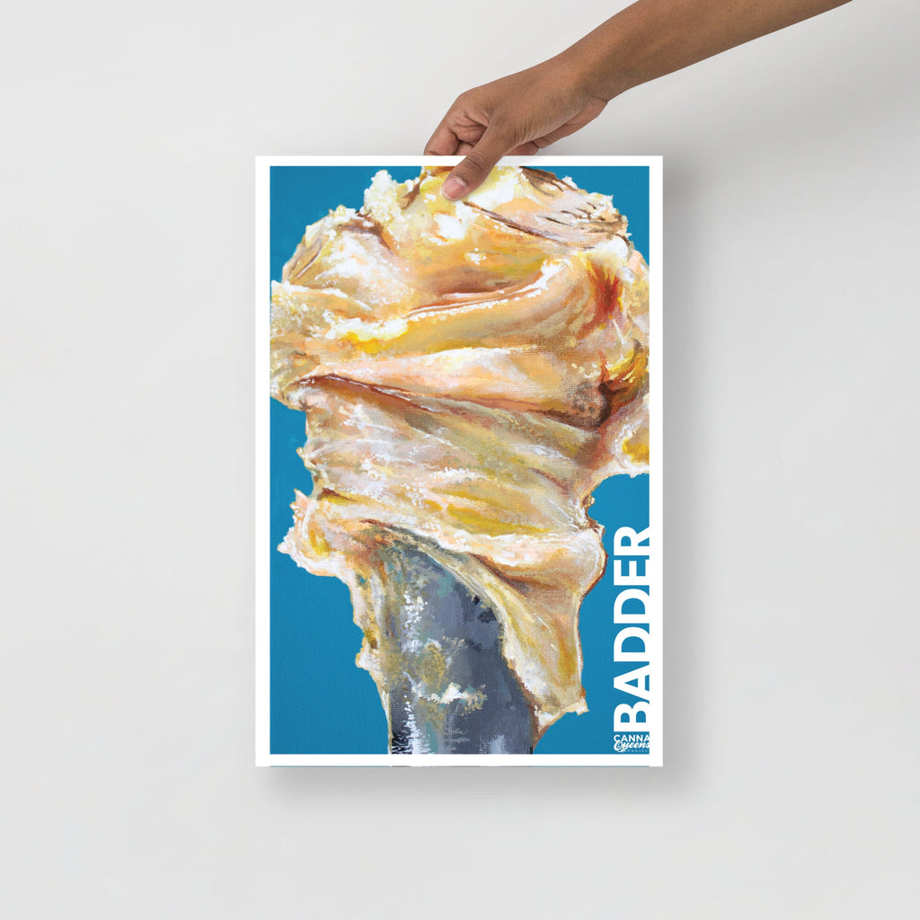 BADDER 12"x18" Poster