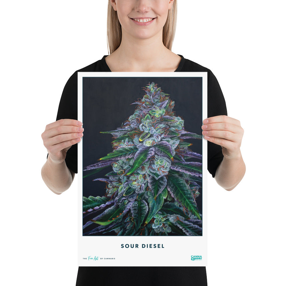 STRAIN NAME Sour Diesel Poster