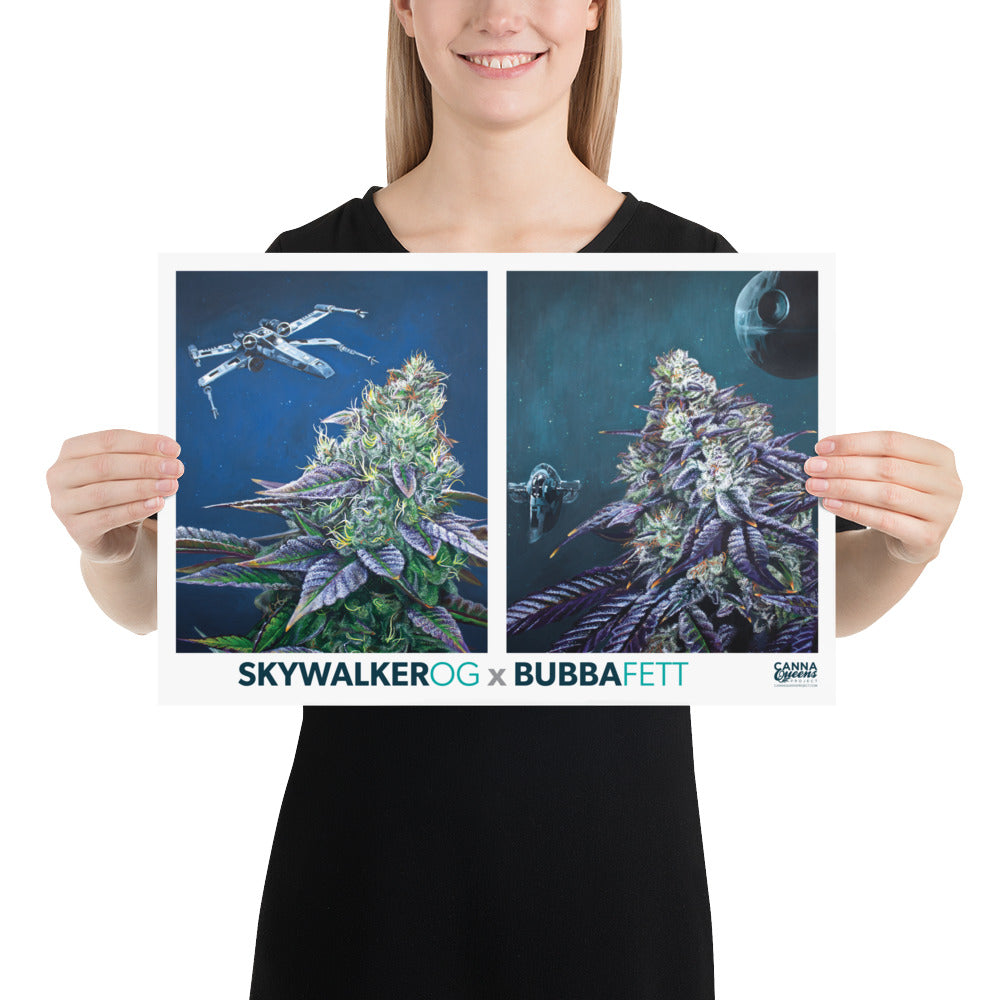 Star Wars Cannabis Poster