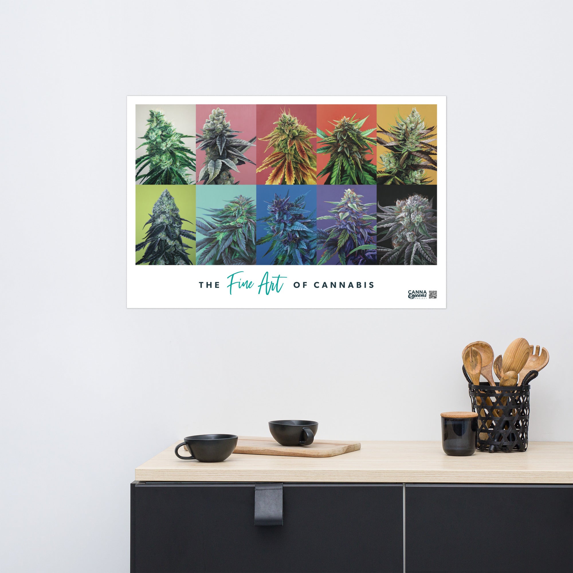 10 Strain 36"x24" Poster