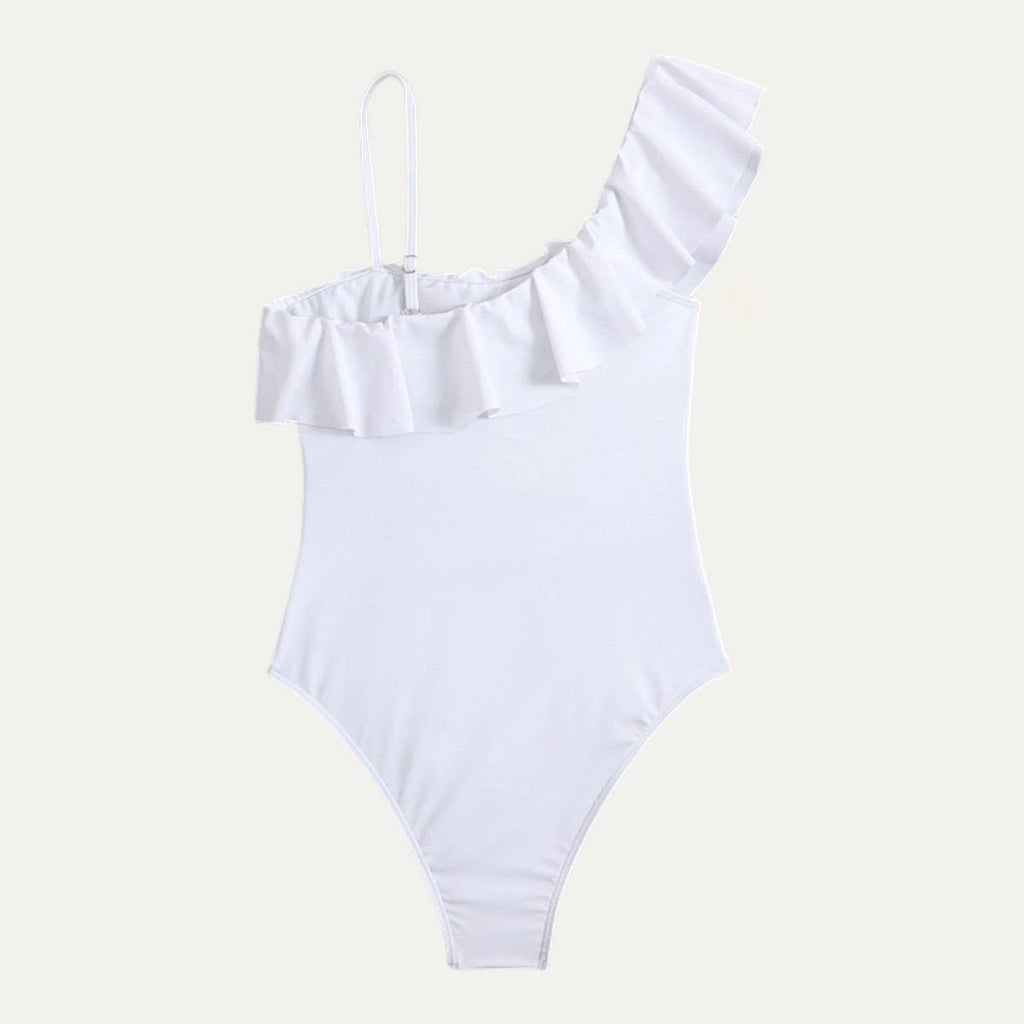 Kimberly White One-Piece Swimsuit
