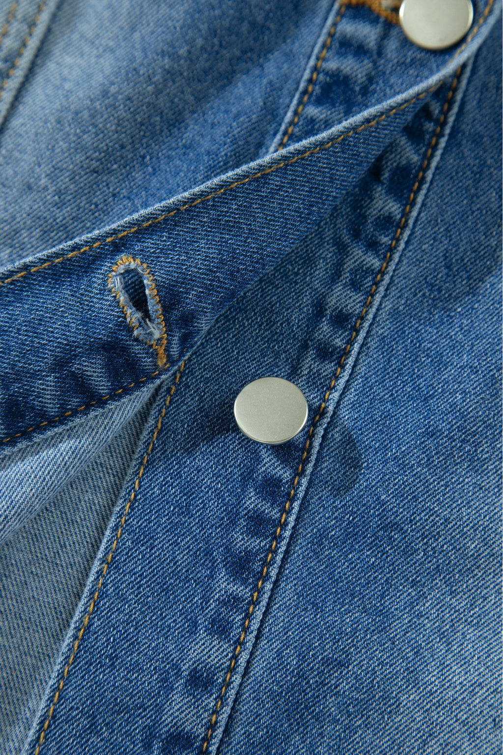 Denim Raw Edge Short Sleeve Ruffle Hem Jacket