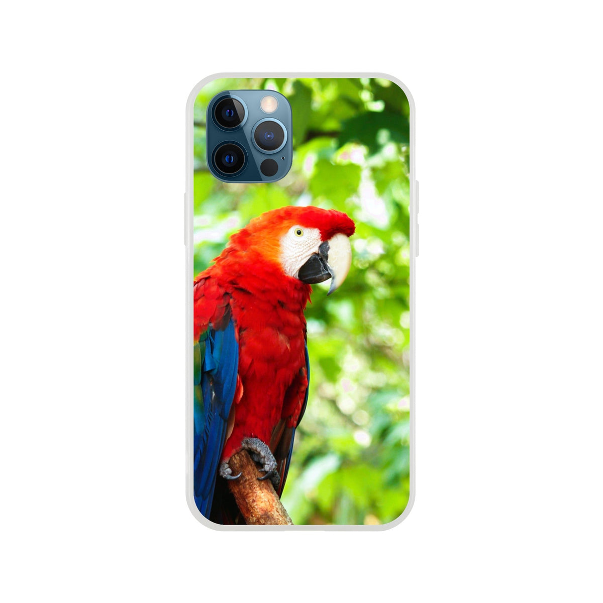 Scarlett Macaw iPhone Flexi case