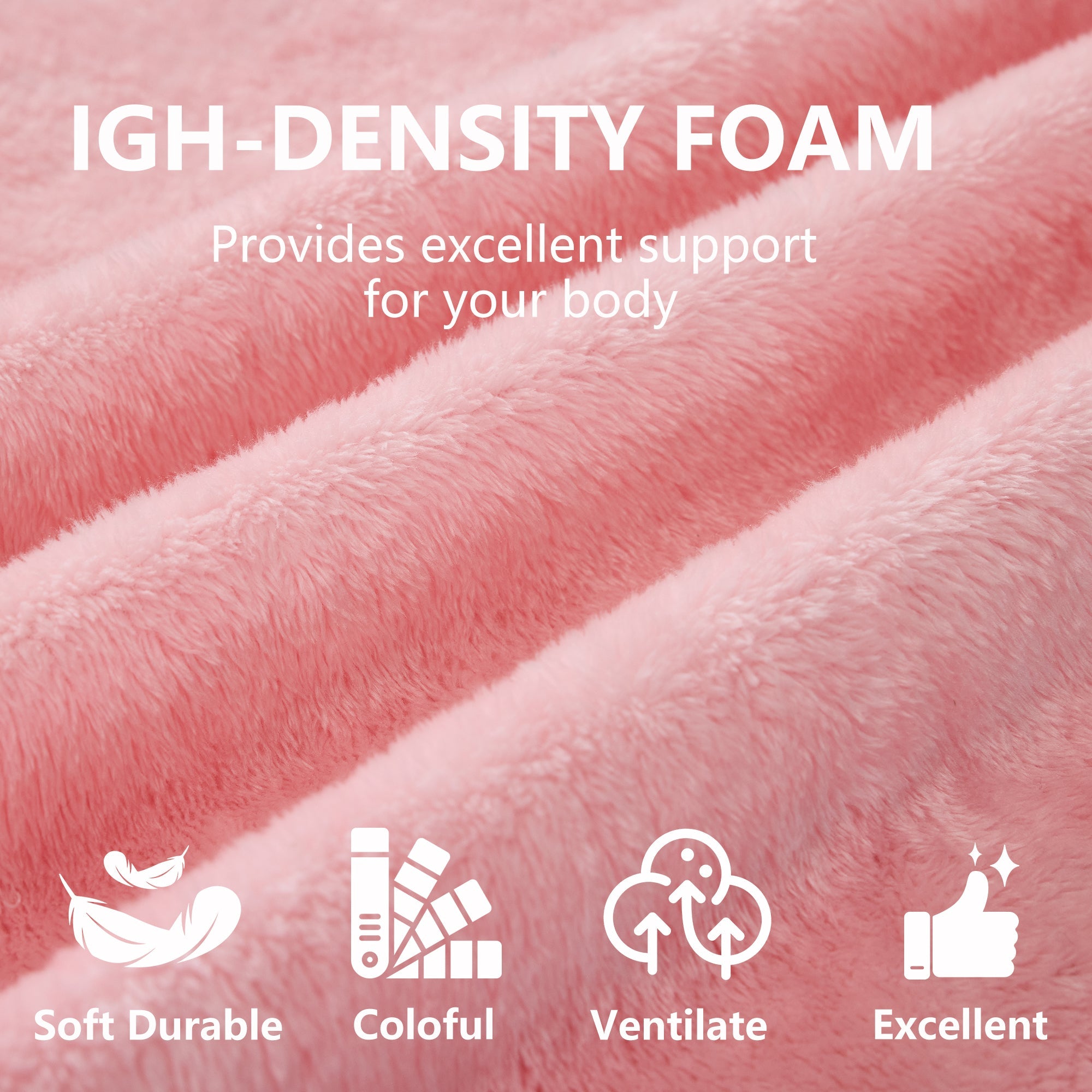 71-inch folding sofa bed, chenille futon sofa bed, high-density foam convertible sofa bed, folding floor sofa bed for living room, guest room, bedroom, pink