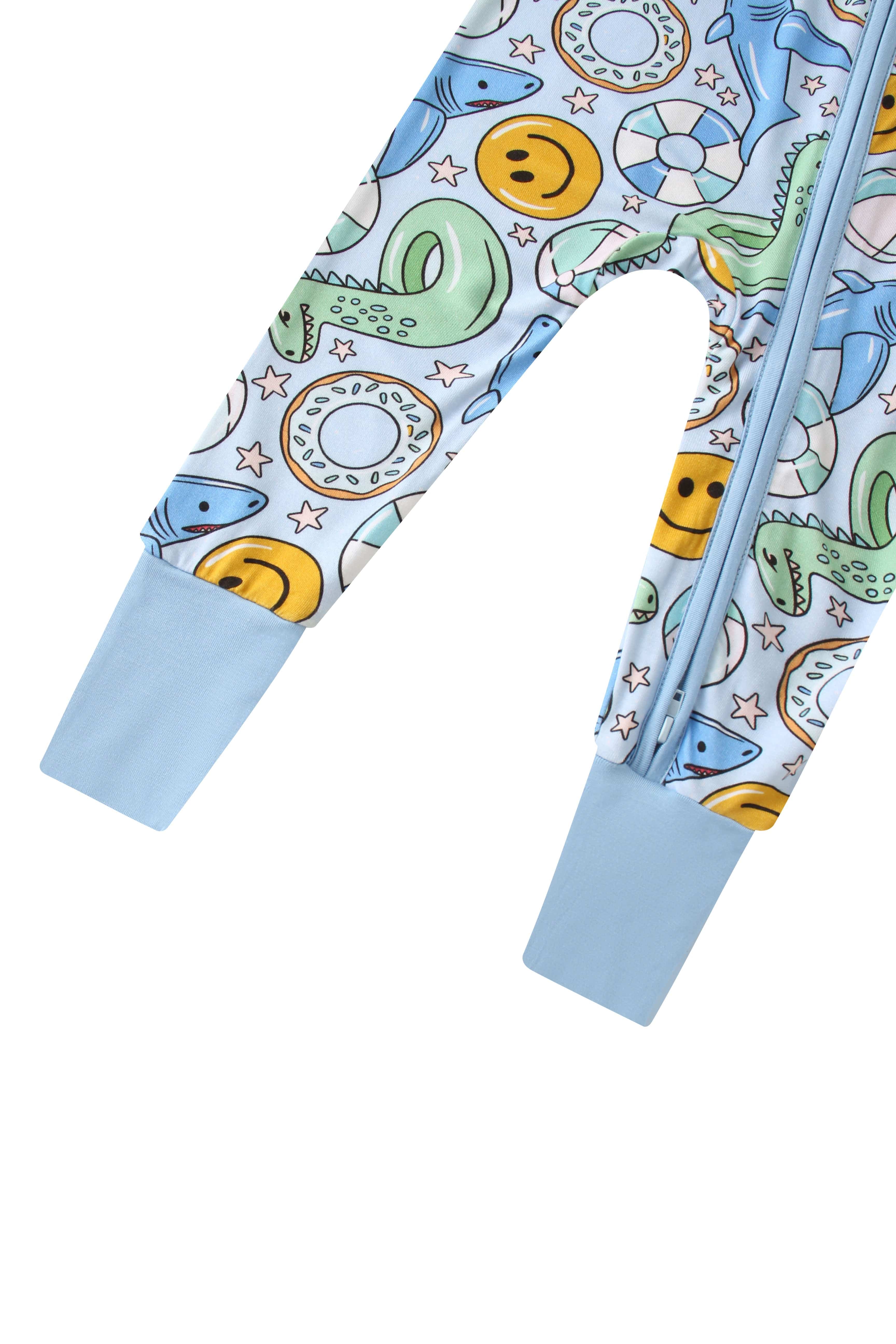 Posh TOT Pool Floats Bamboo Baby Convertible Zippy Romper  CINCO DE MAYO PROMO - FINAL SALE