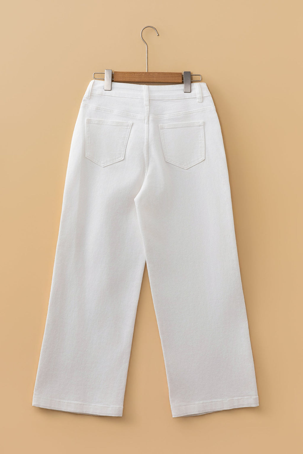 Pearl Embellished Side Seam Ankle Length Shift Jeans