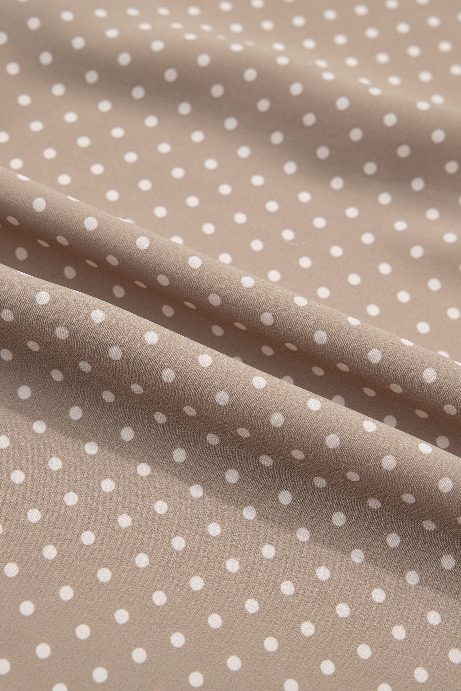 Polka Dot Cuffed Short Sleeve Buttoned Shirt
