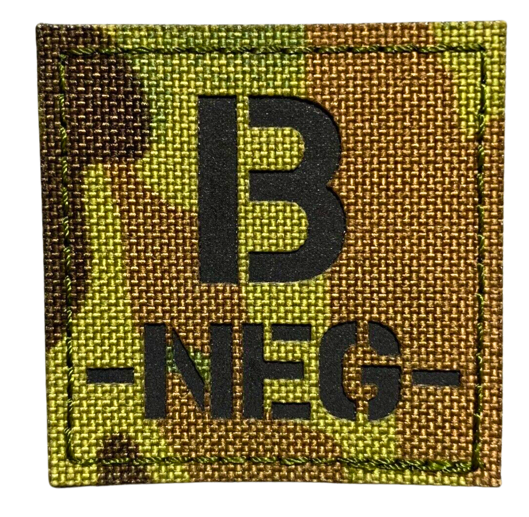 Reflective Fabric B NEG Patch Multicam