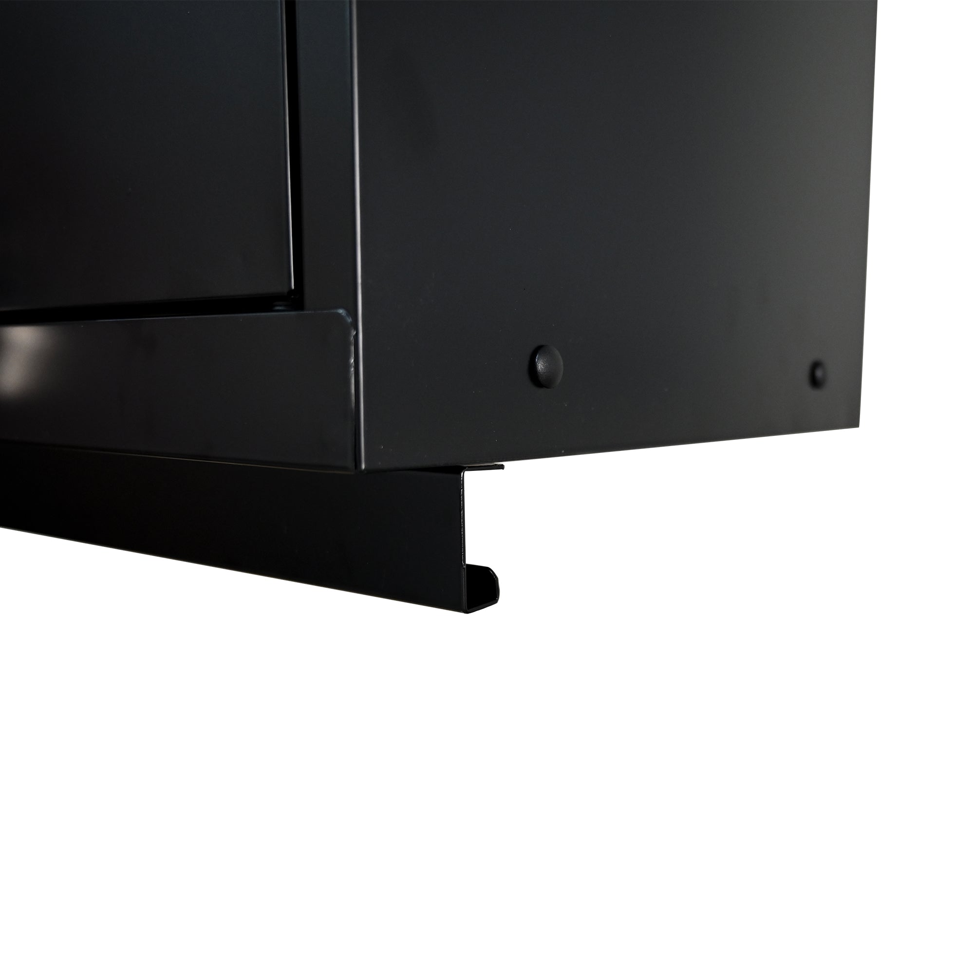 Steel Filing Cabinet With Compartments For Office Use, Storage, File Storage, Archives, And High and Low Cabinets with Black and Red finish