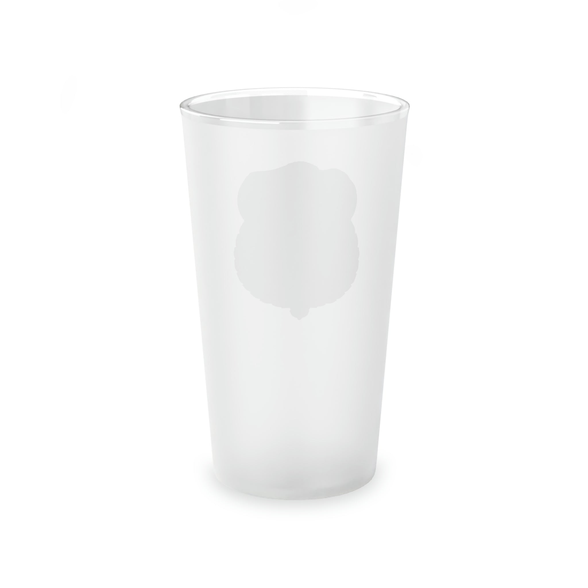 OSI Badge Frosted Pint Glass, 16oz