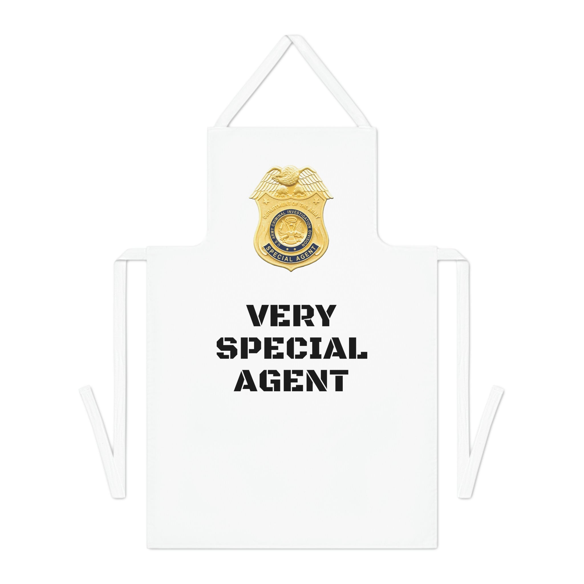 PD Army CID Badge - Very Special Agent Kitchen Apron